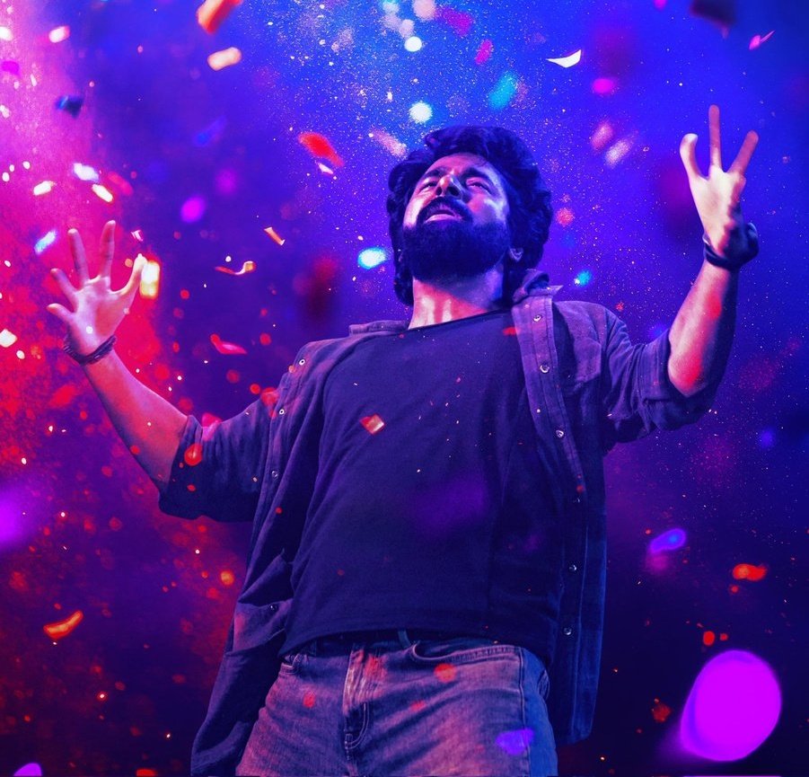 Celebrating at a live event